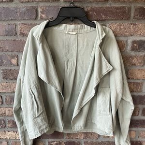Sage Green Blazer Jacket